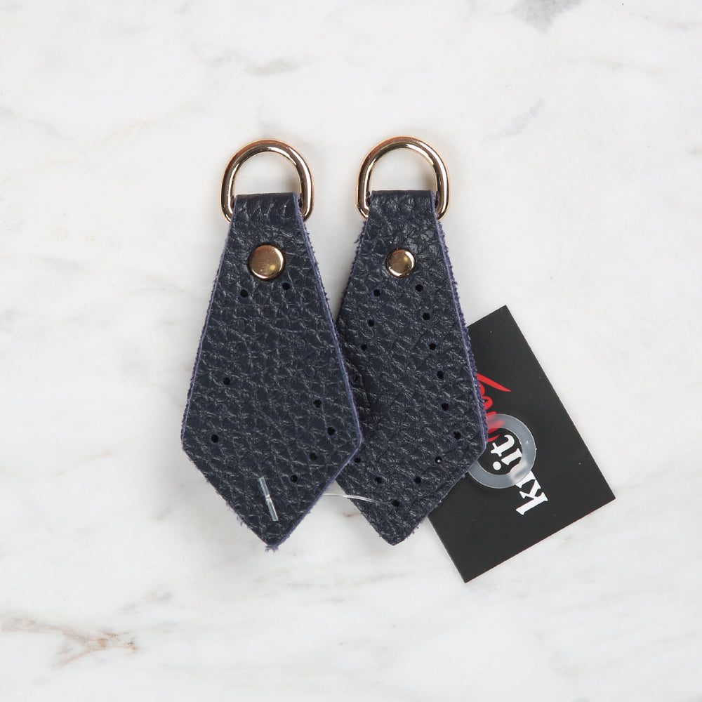 Knitme Üçgen Böce 3.5x7 cm Lacivert BA-0039